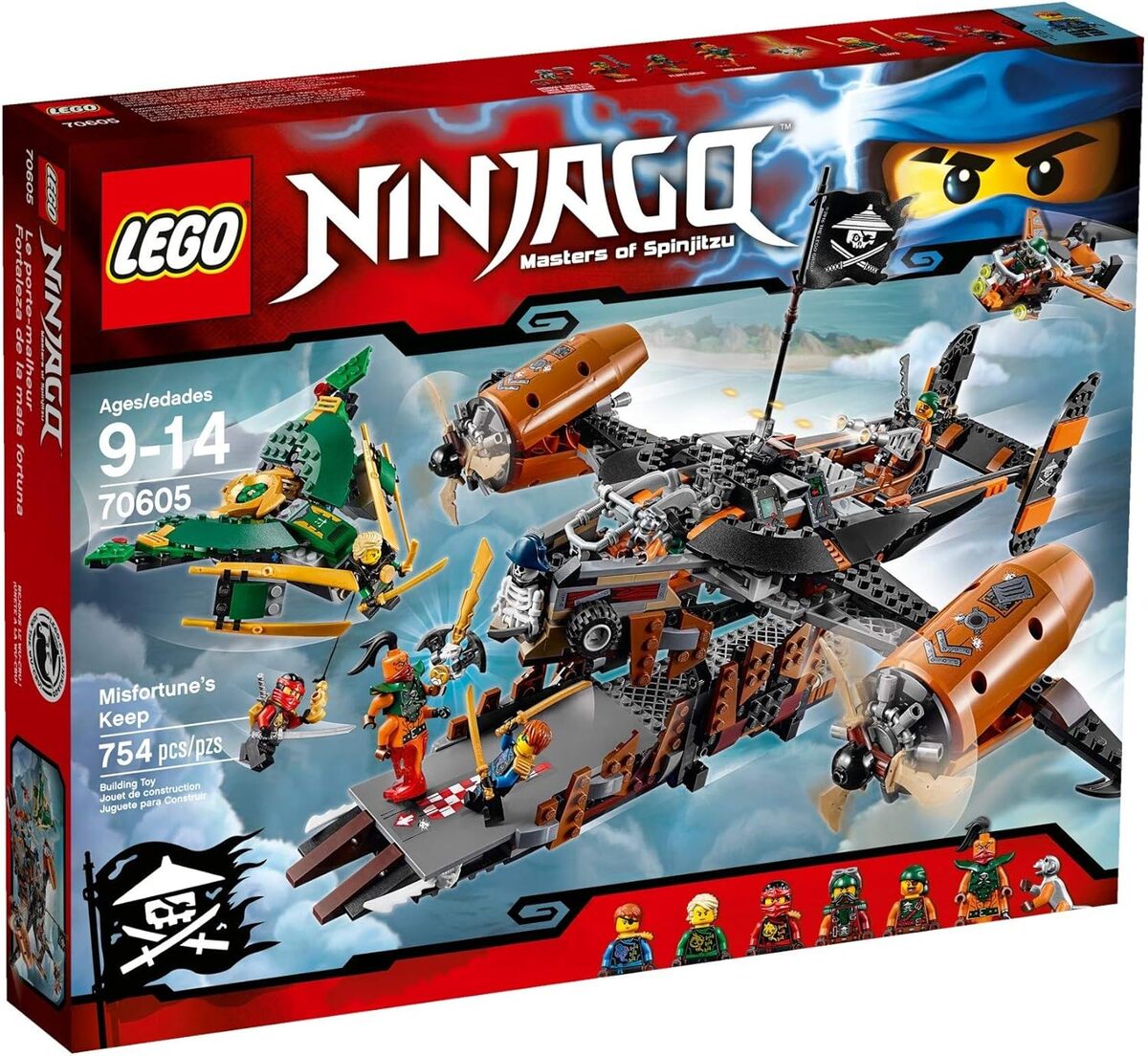 Test du vaisseau de la malédiction Lego 70605