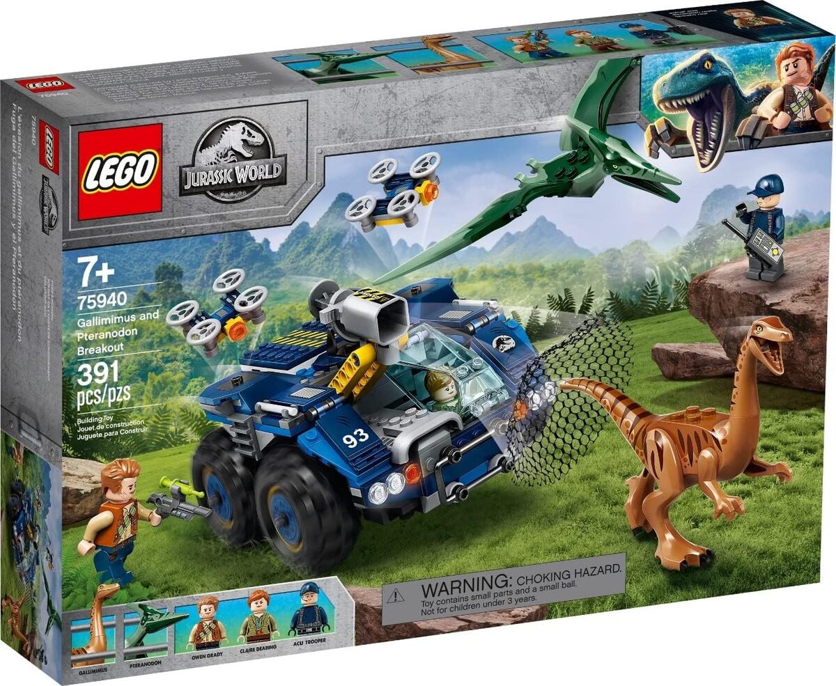 Test : lego 75940 jurassic world – évasion des dinosaures