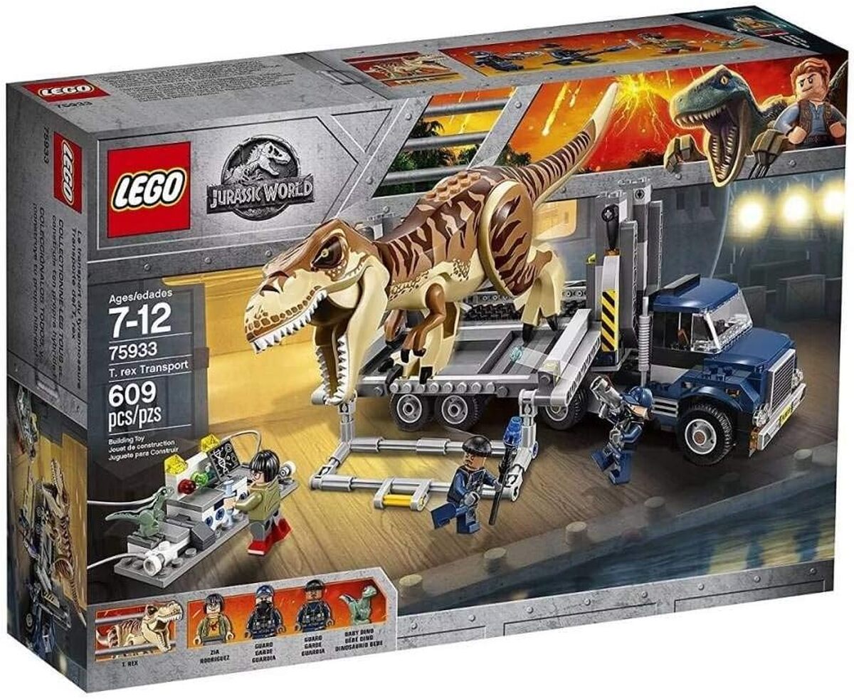 Test : lego Jurassic World T.  Rex Transport 75933, 609 pièces