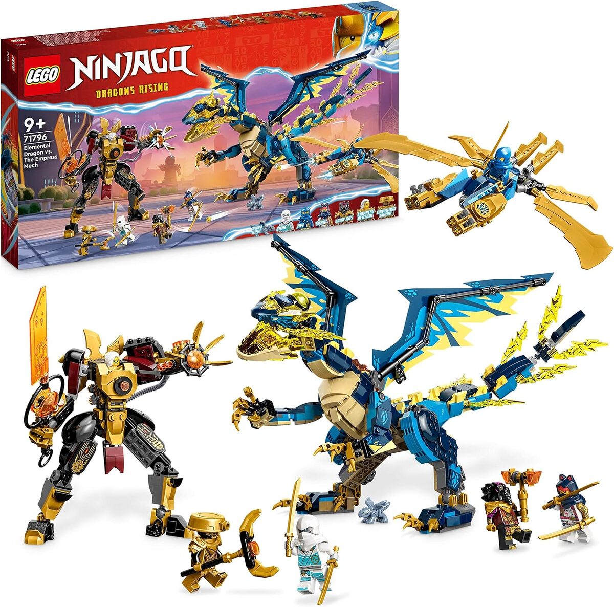 Test : lEGO Ninjago Dragon vs Robot Impératrice 71796