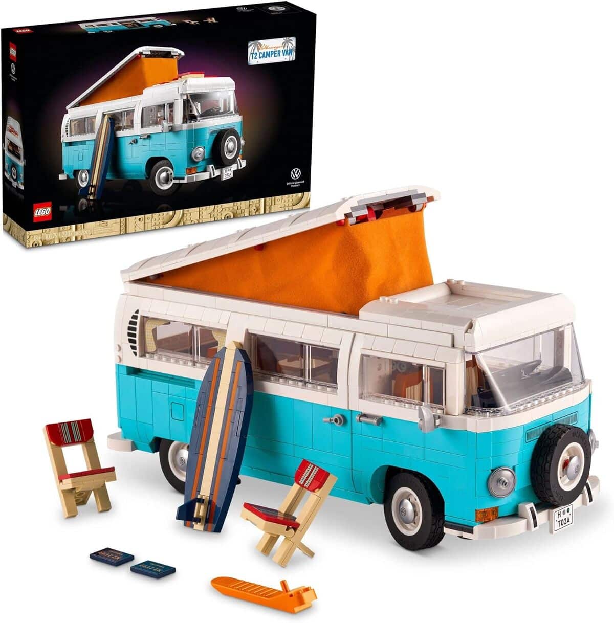 Test : lEGO Volkswagen T2 Camper Van 10279, l'icône en pièces