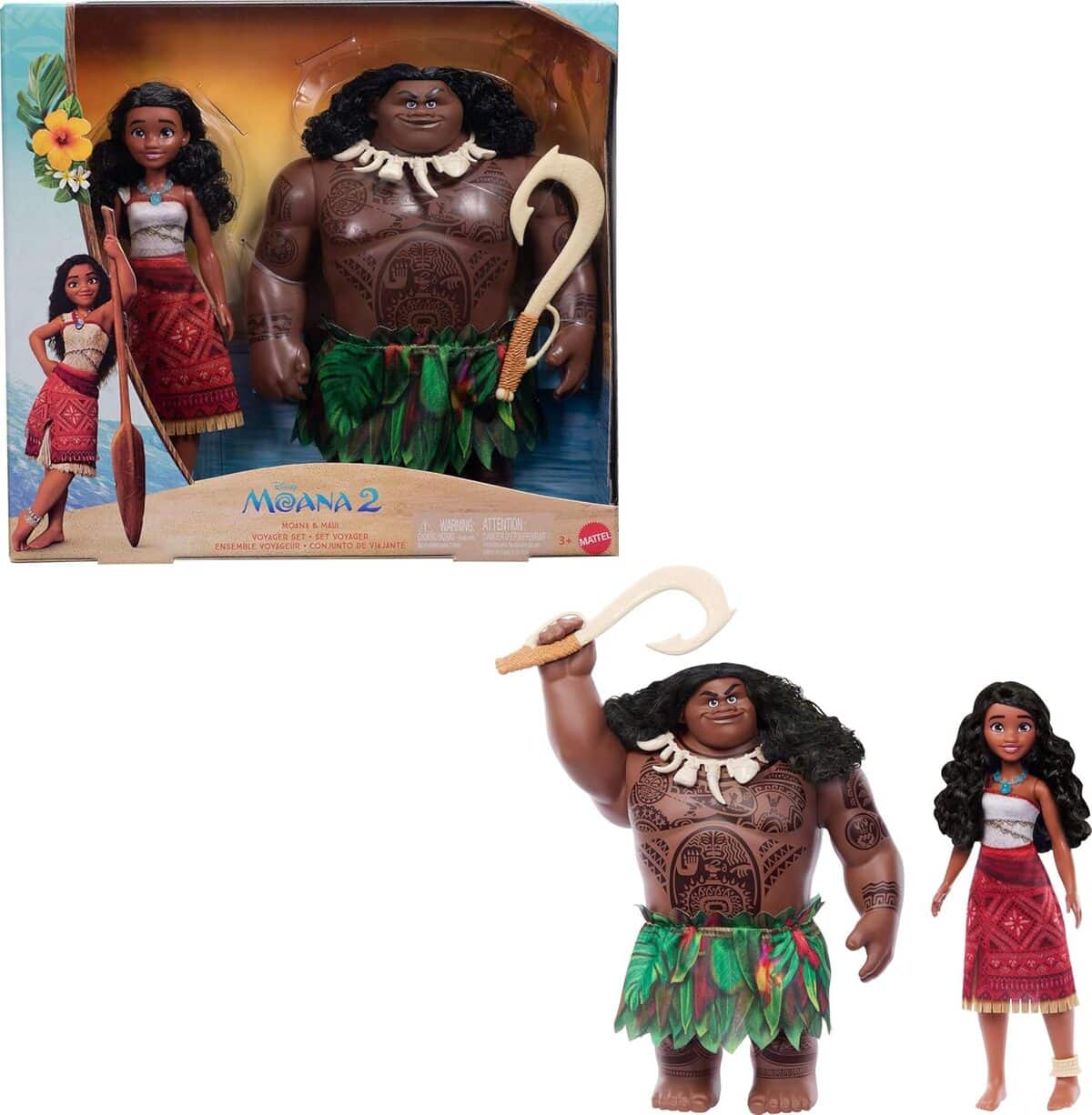Test Mattel Disney Moana 2 : ensemble de poupées aventureux
