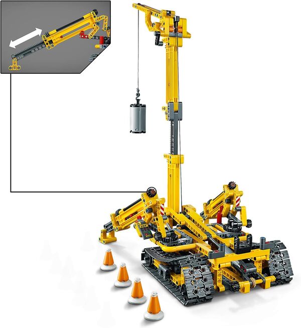 LEGO Technic - La grue araignée, Jeu Garçon et Fille 10 Ans et Plus, Jeu de Construction 920 Pièces - 42097