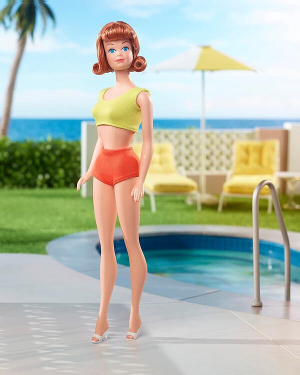 Barbie Signature – Poupée de reproduction vintage du 60e anniversaire de moucheron