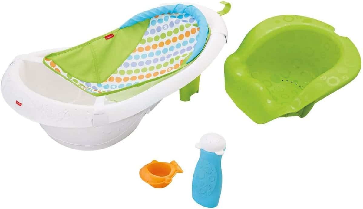 Test de la baignoire 4-en-1 Sling N Seat de Fisher-Price