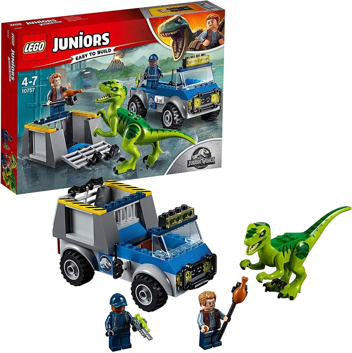 Test du camion de secours des raptors LEGO Juniors 10757
