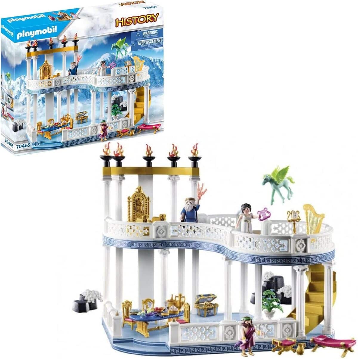 Test du palais des dieux grecs Playmobil 70465