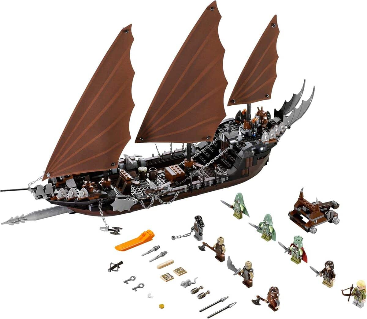 Test du set Lego The Lord of The Rings - ambuscade du bateau pirate