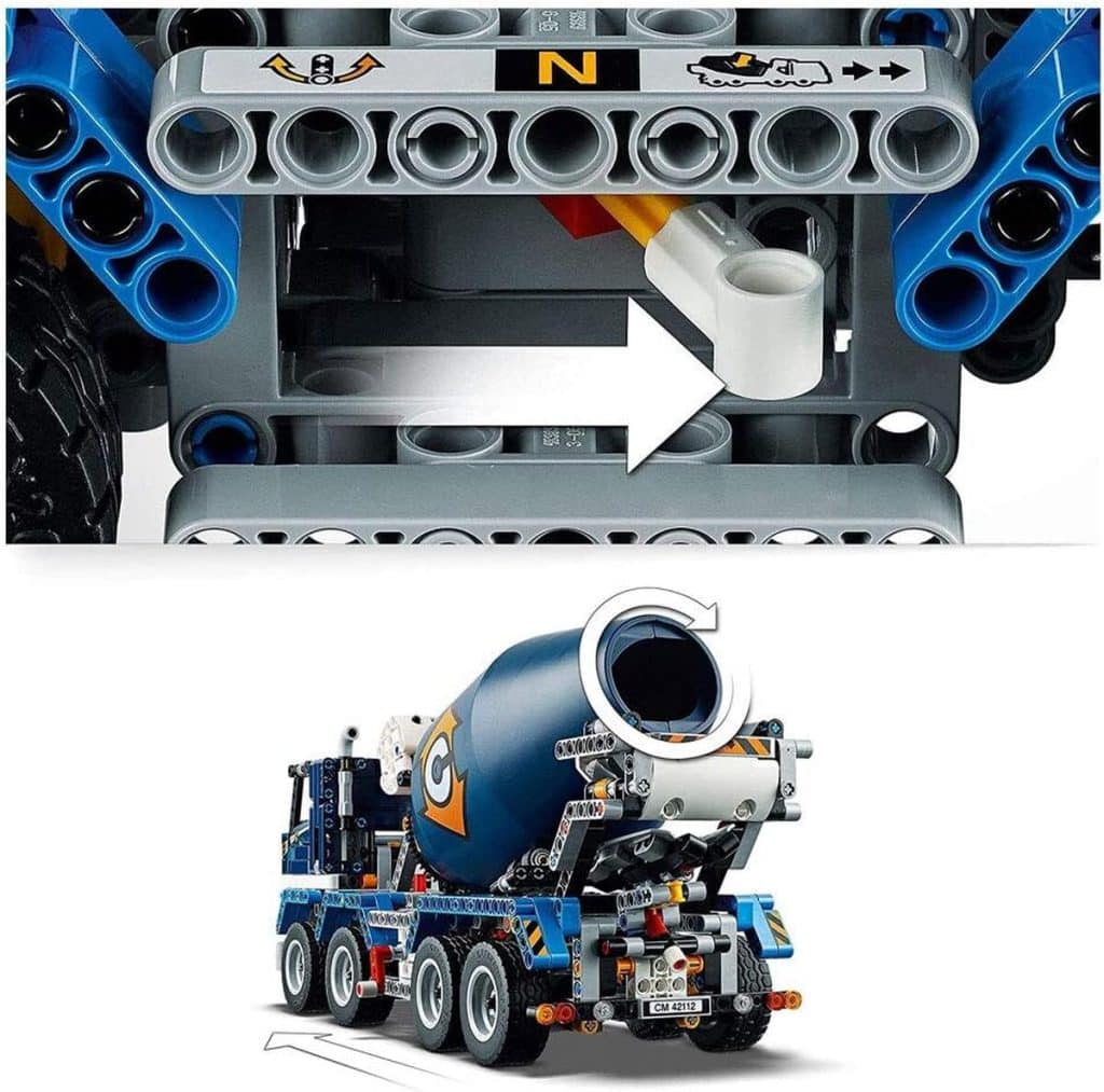 Test : lEGO 42112 technic camion bétonnière, jeu de construction