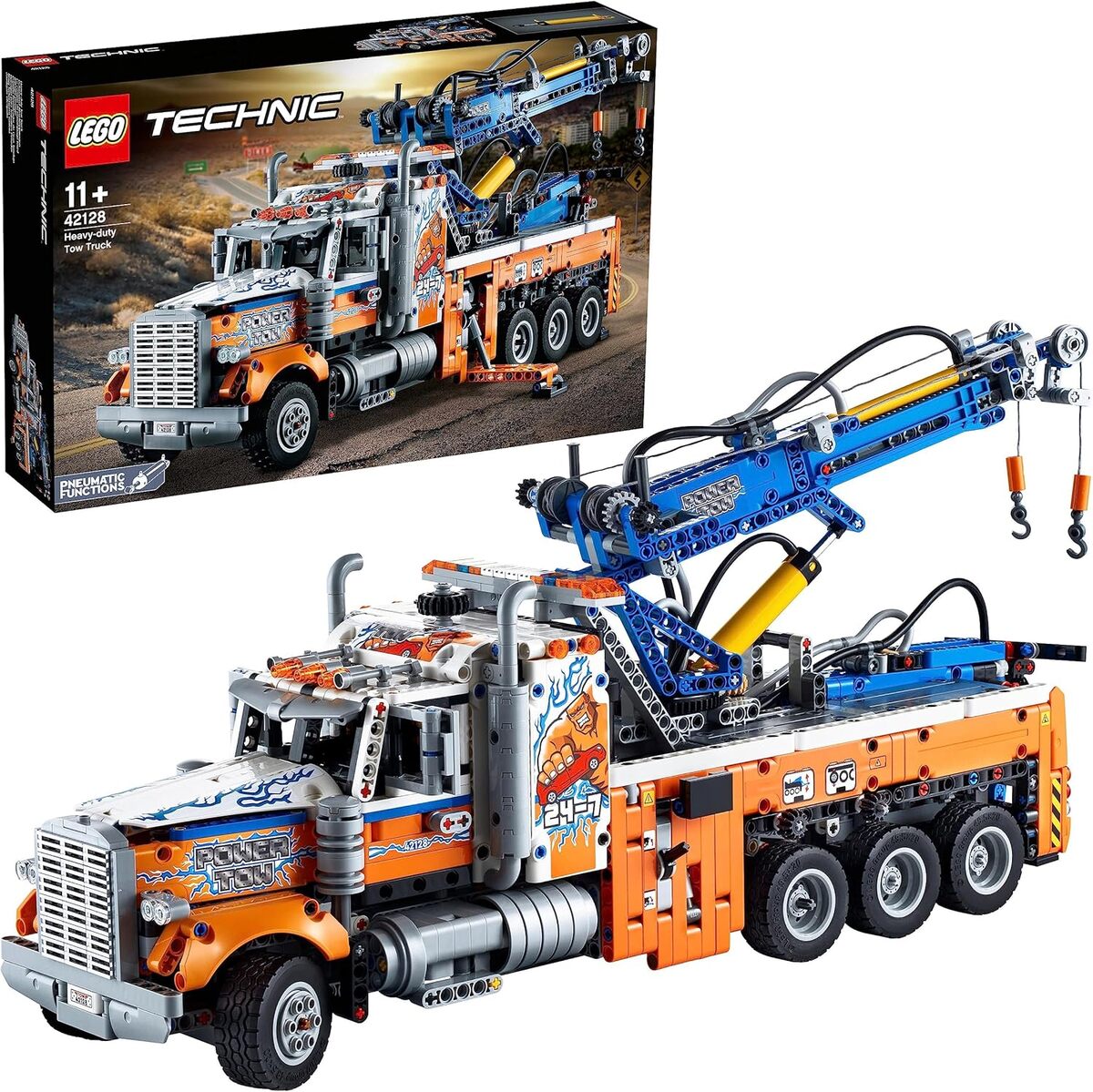 Test : lego 42128 technic camion de remorquage lourd avec grue