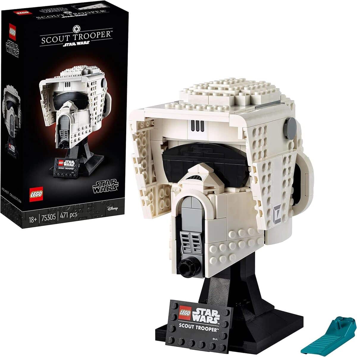 Test : lego 75305 casque scout trooper, modèle adulte