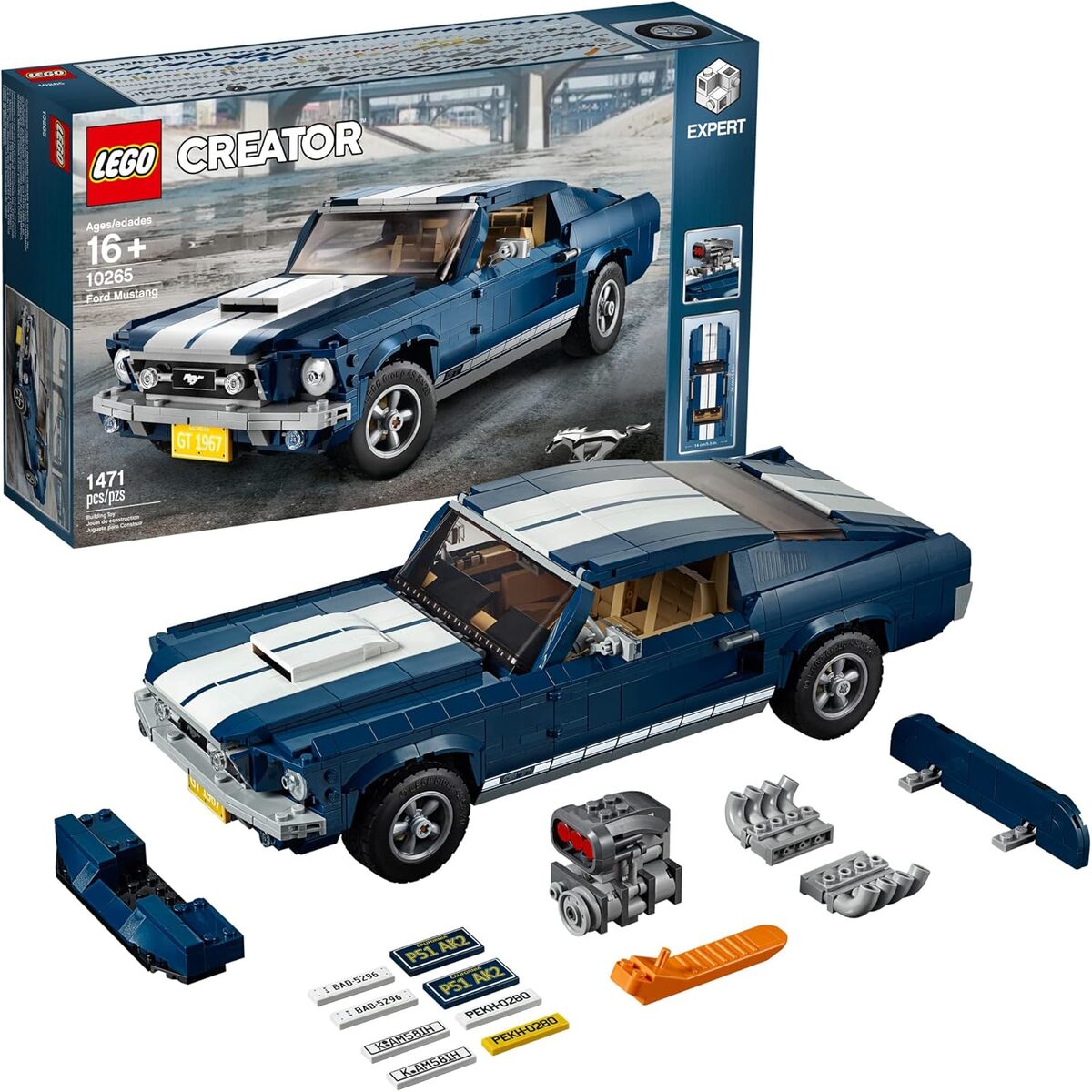 Test : lEGO Creator 10265 - Ford Mustang 1967 390 GT 2+2 Fastback