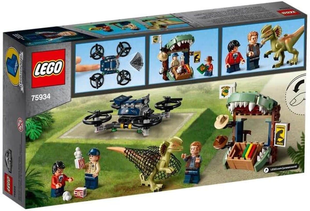 Test LEGO Jurassic World 75934 : dilophosaure en liberté