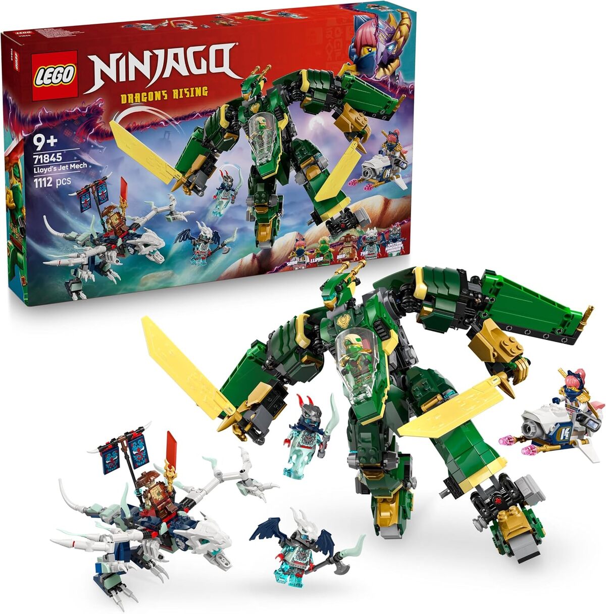 Test : lego Ninjago 71845, l'avion-robot de Lloyd en action