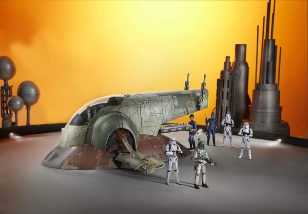 Star Wars – Edition Collector – Véhicule Vintage Slave I de Boba Fett pour Figurines 9,5 cm