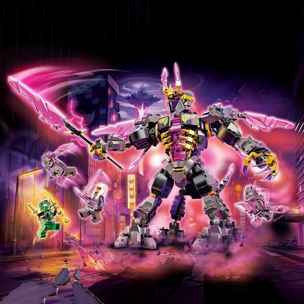 LEGO Ninjago 71772 Le roi de cristal – Jouet de combat pour enfants avec figurine articulée Centaure et figurine Lloyd