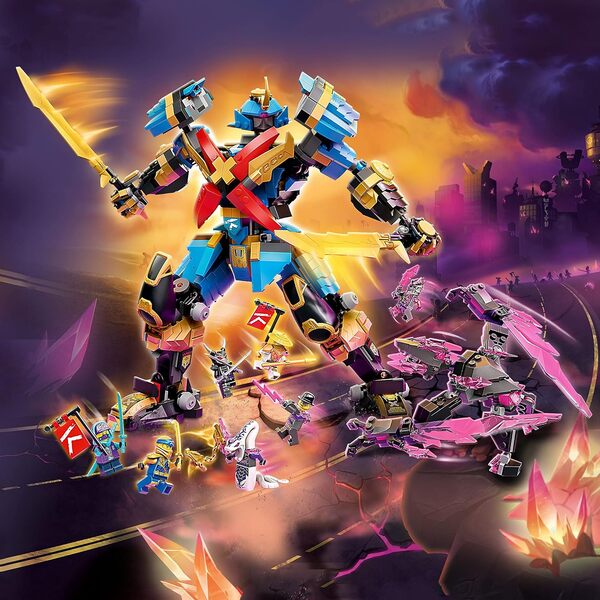 LEGO Ninjago Nya's Samurai X MECH Figurine d'action 71775 Robot Ninja avec Golden Jay Plus 7 figurines