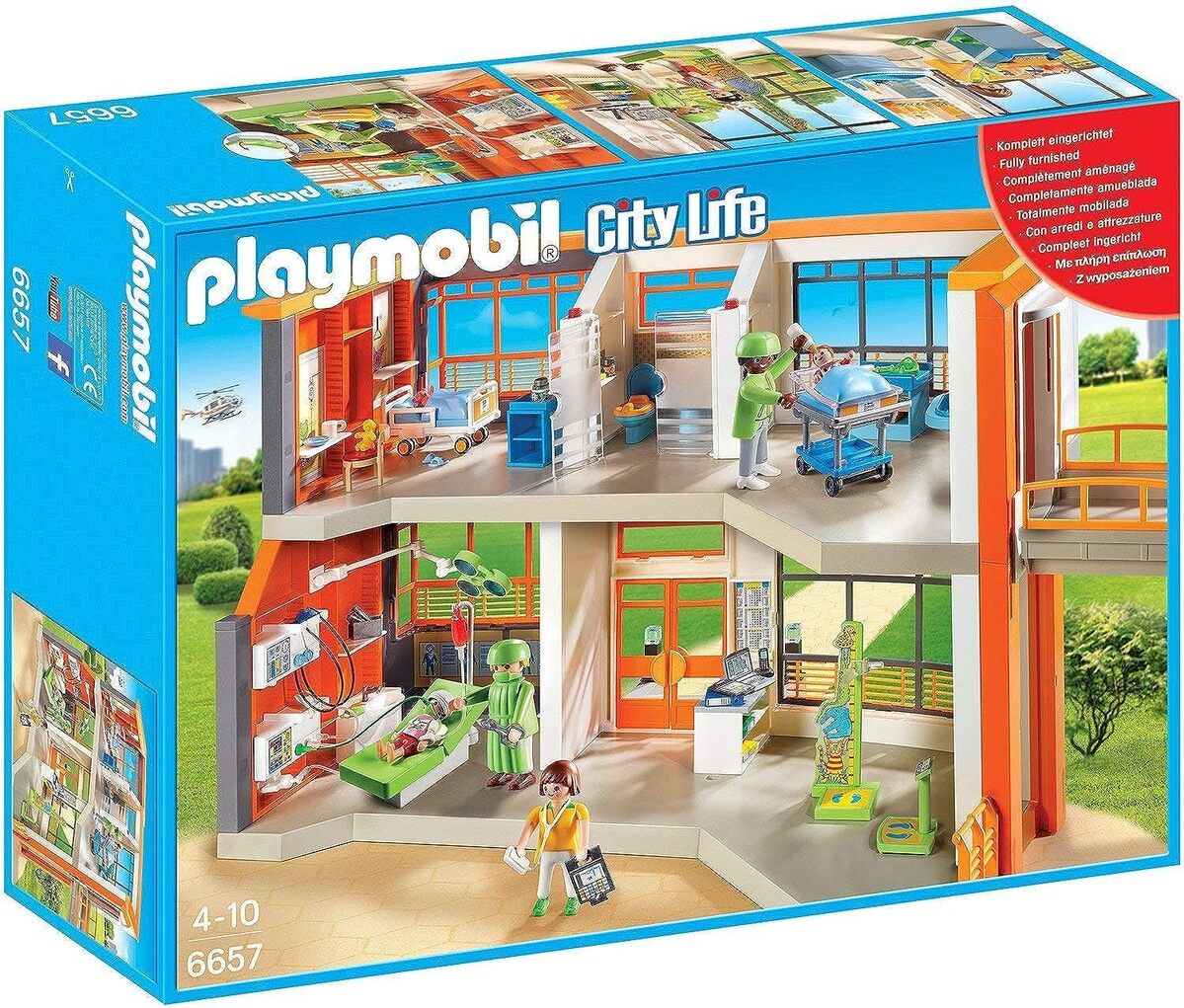Test de l'hôpital pédiatrique Playmobil 6657