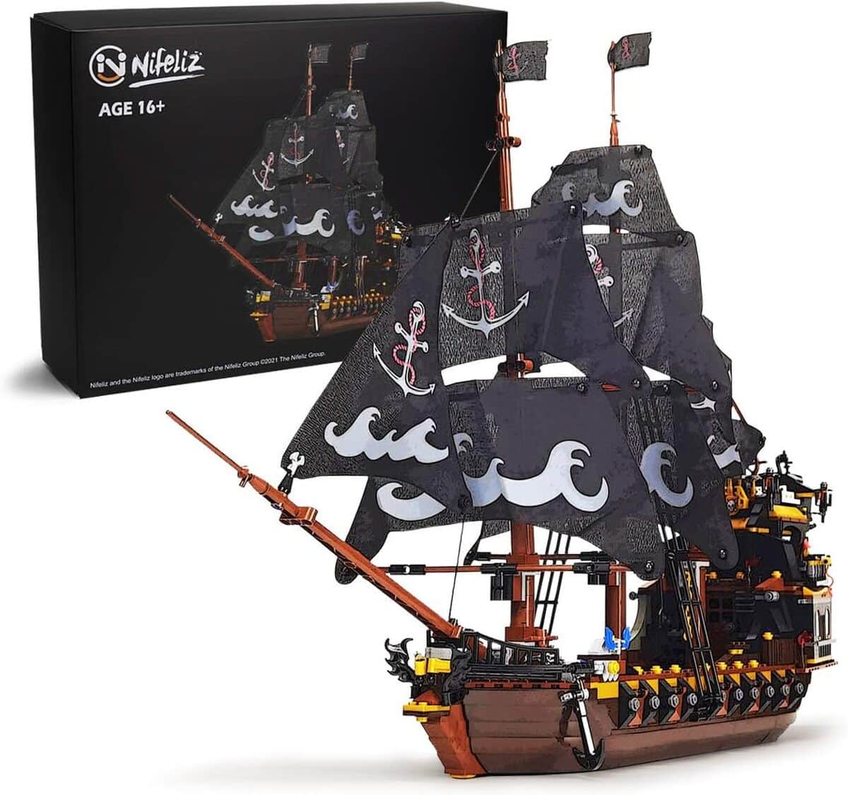 Test du bateau pirate Nifeliz : construction de 1334 pièces