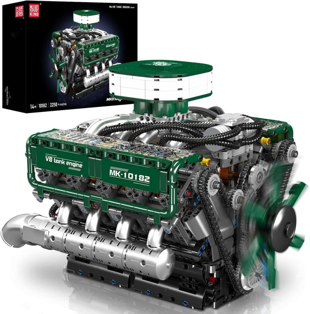 Test du kit Mould King V8 – moteur double turbo