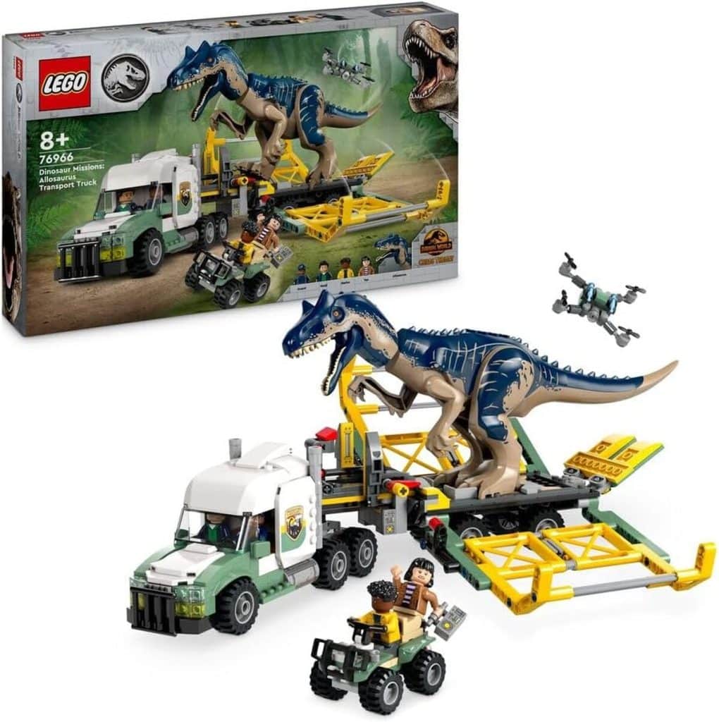 Test du LEGO Jurassic World : le camion de transport de l’allosaure 76966