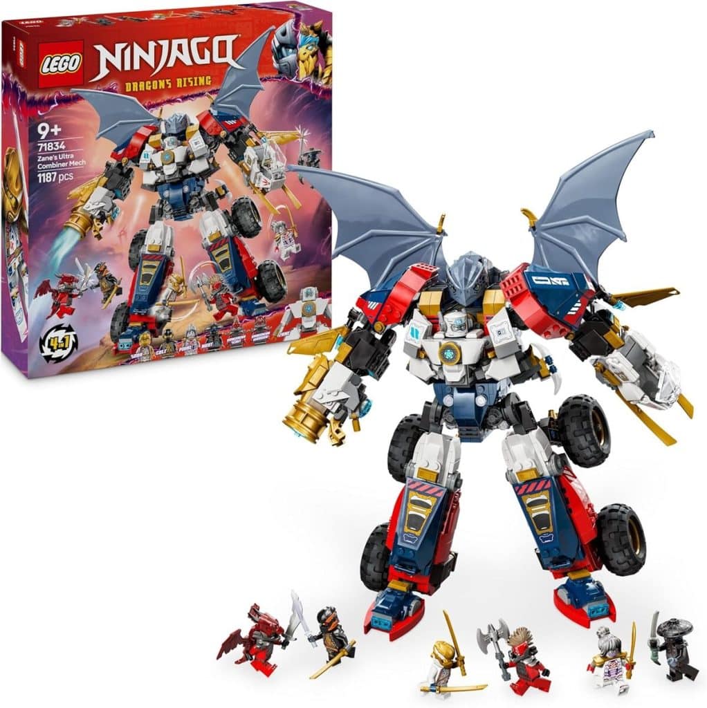 Test du LEGO Ninjago Robot Ultra Combo : un 4-en-1 captivant