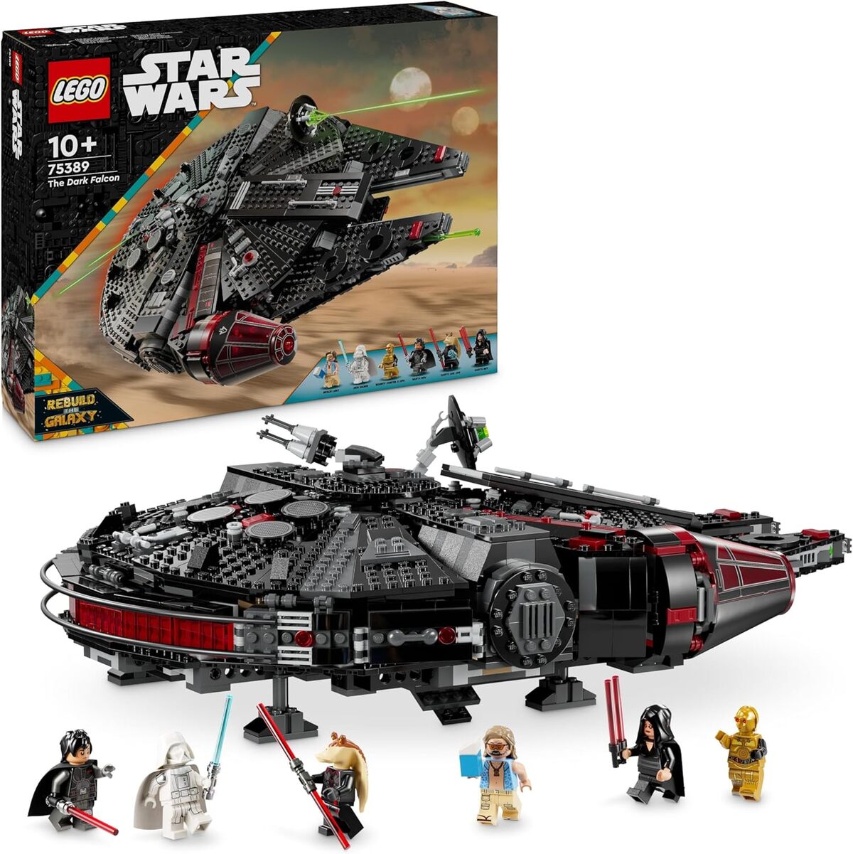 Test du LEGO Star Wars 75389 : le Faucon Noir et ses minifigurines captivantes