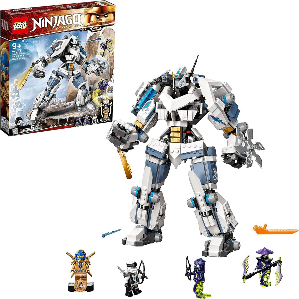 Test du robot de combat titan de zane LEGO 71738