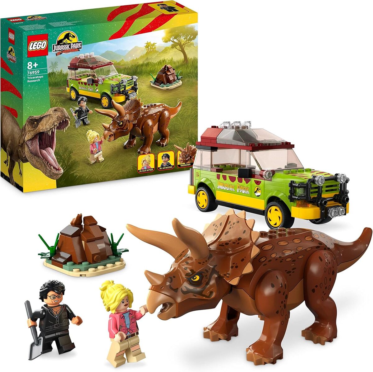Test LEGO 76959 : jurassic park et Ford Explorer en action