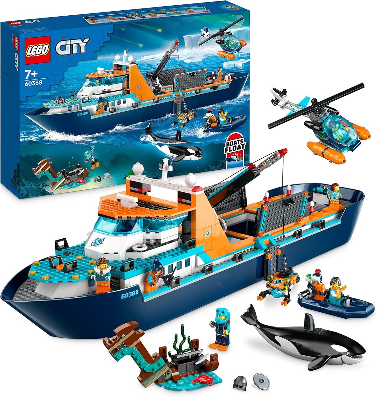 Test : lEGO City navire d'exploration arctique 60368