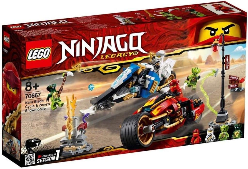 Test : lego ninjago Legacy 70667, vitesse et aventure à construire