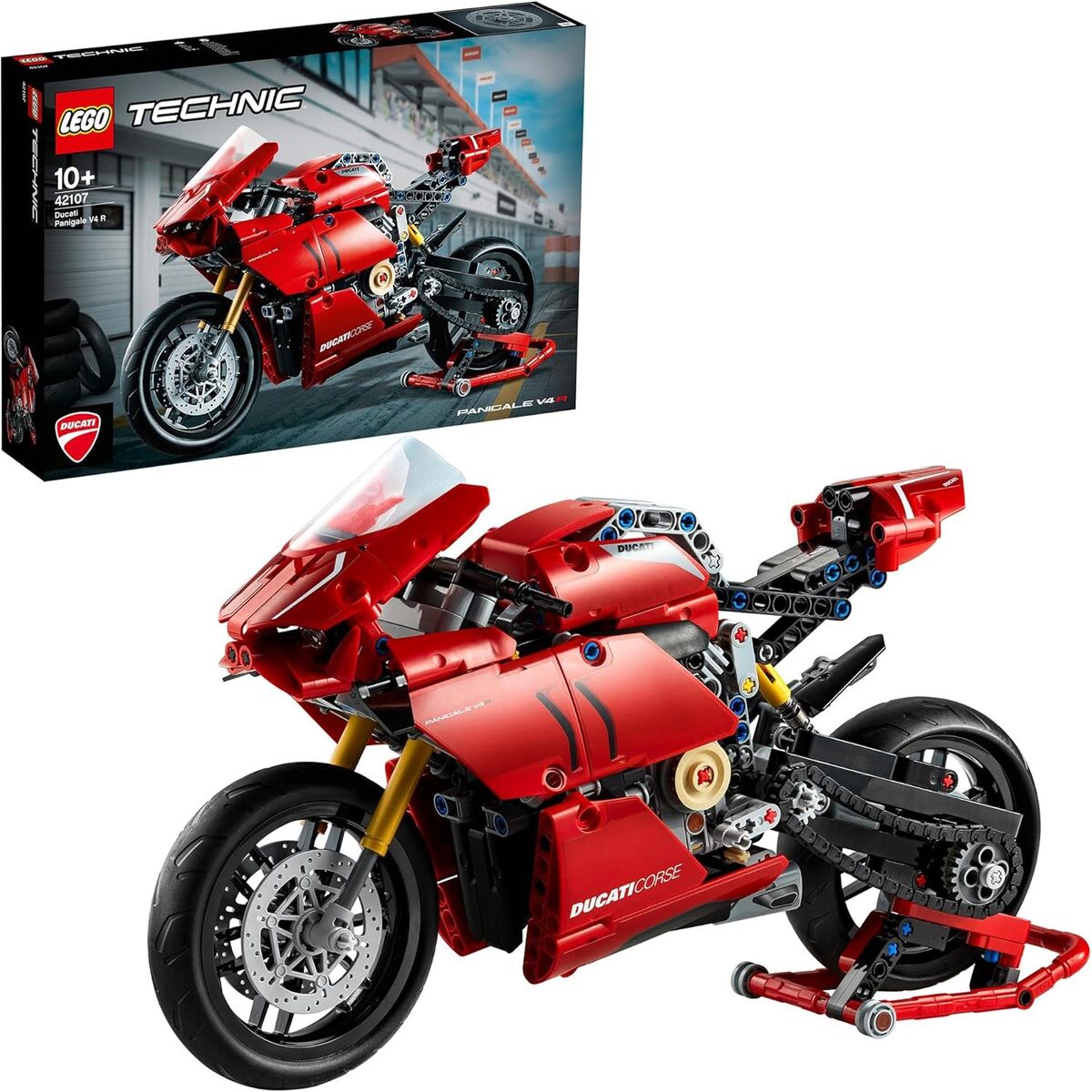 Test : lego technic 42107 ducati panigale V4 R, la moto à construire
