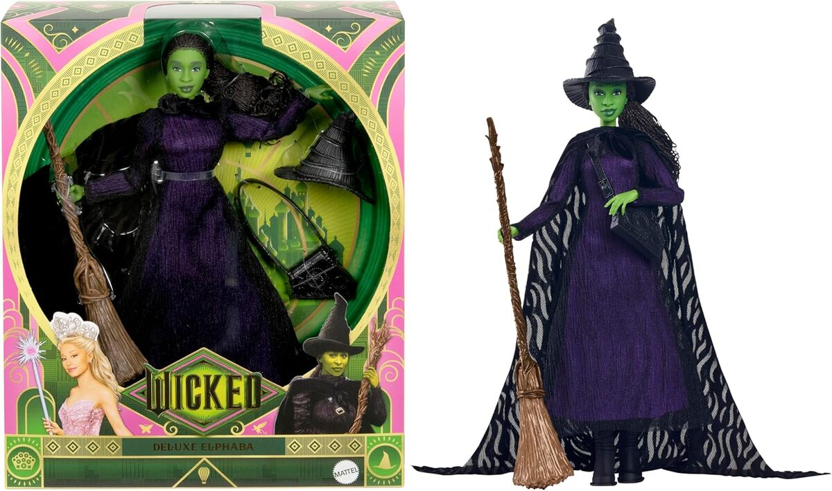 Test : mattel Wicked poupée Elphaba HXY38 et accessoires de mode