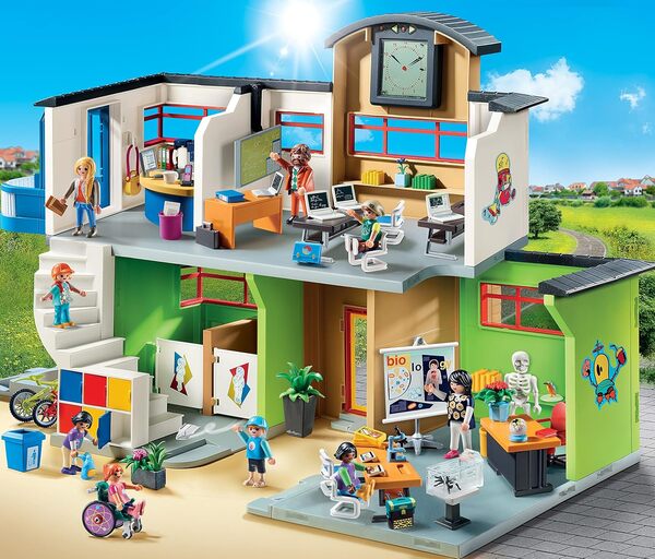 Playmobil 9453 Ecole aménagée- City Life- L'école- Ecole Enfants