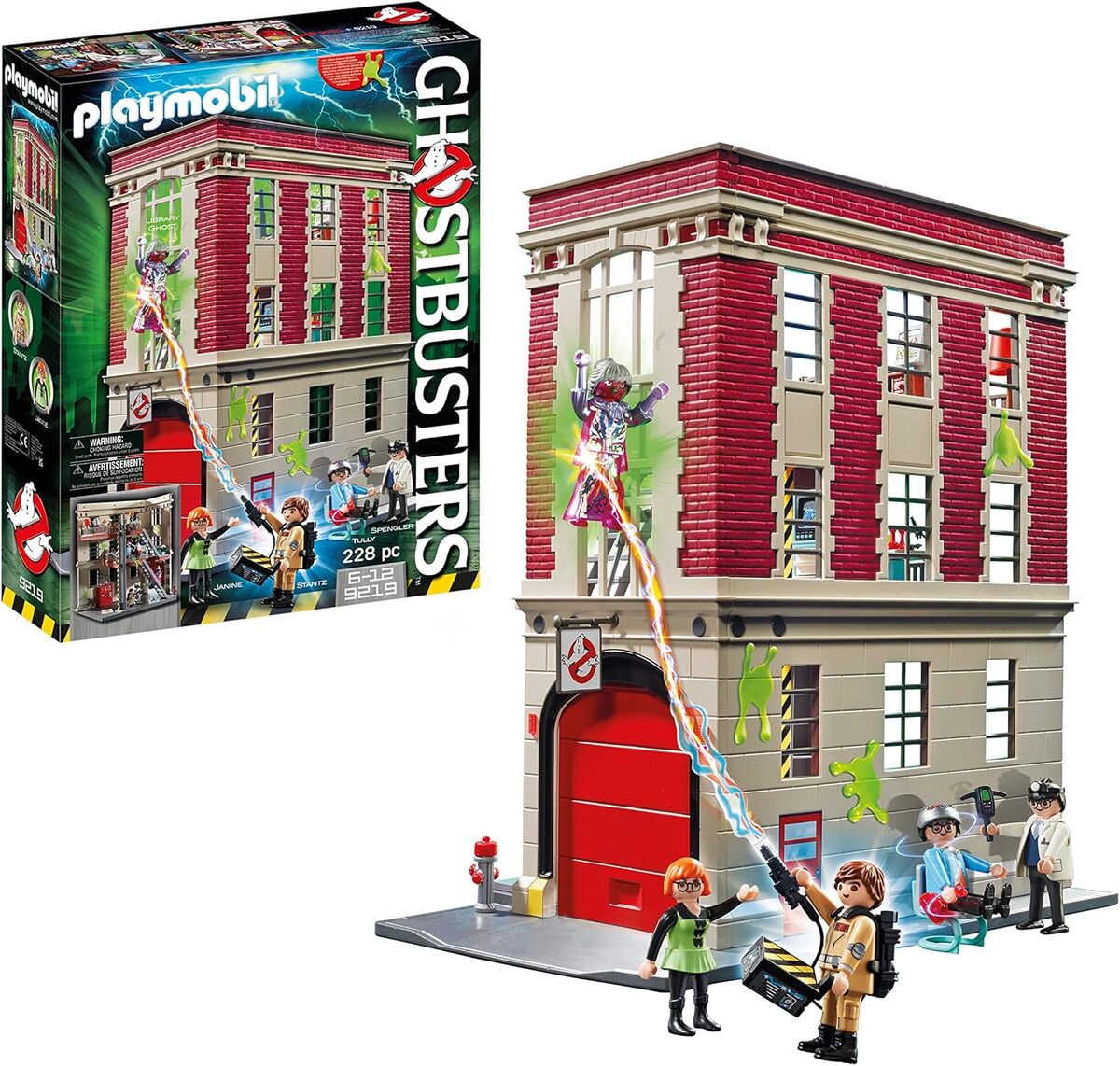 Test de la caserne Ghostbusters Playmobil 9219