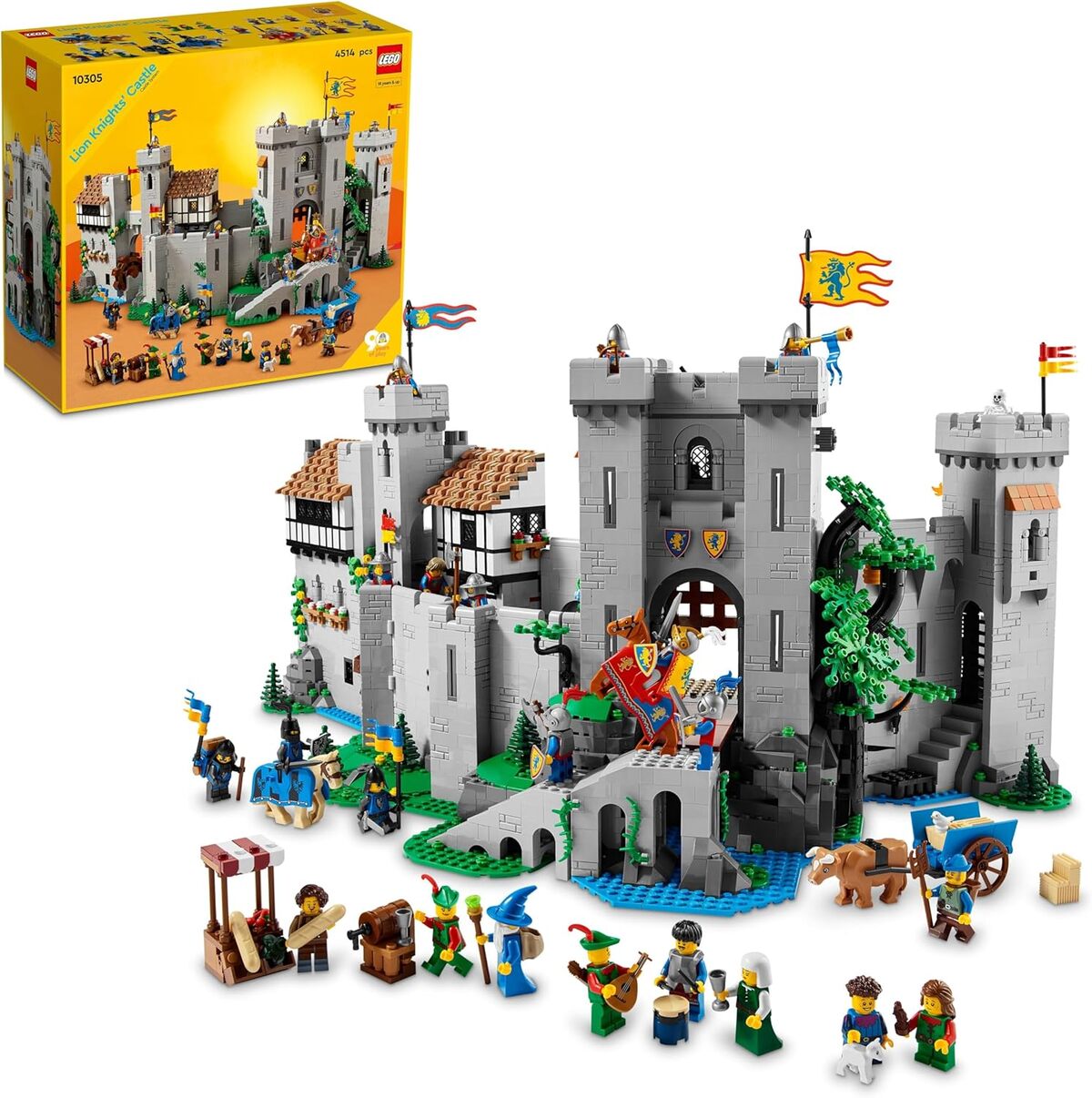 Test du château des chevaliers lions LEGO Icons (10305)