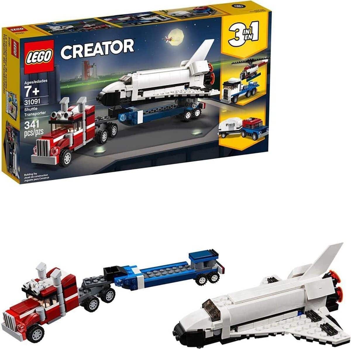 Test du LEGO Creator 31091 : transporteur de navette