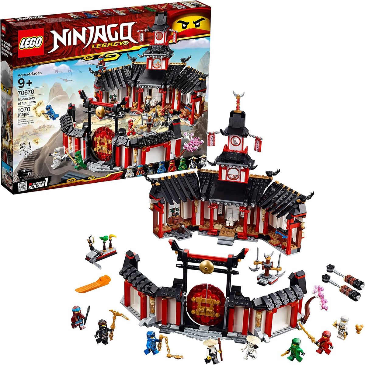 Test du LEGO Ninjago 70670 : monastère de Spinjitzu