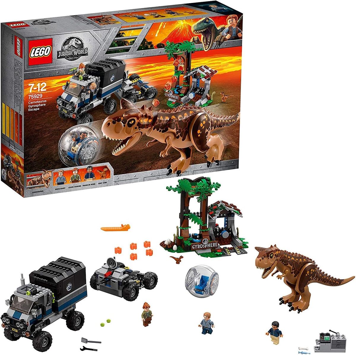 Test : le LEGO 75929 Carnotaurus en action