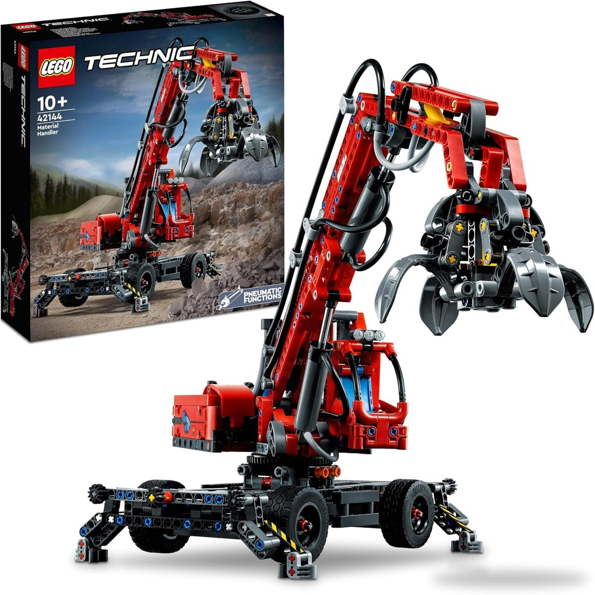Test LEGO 42144 : la grue Technic qui séduit petits ingénieurs