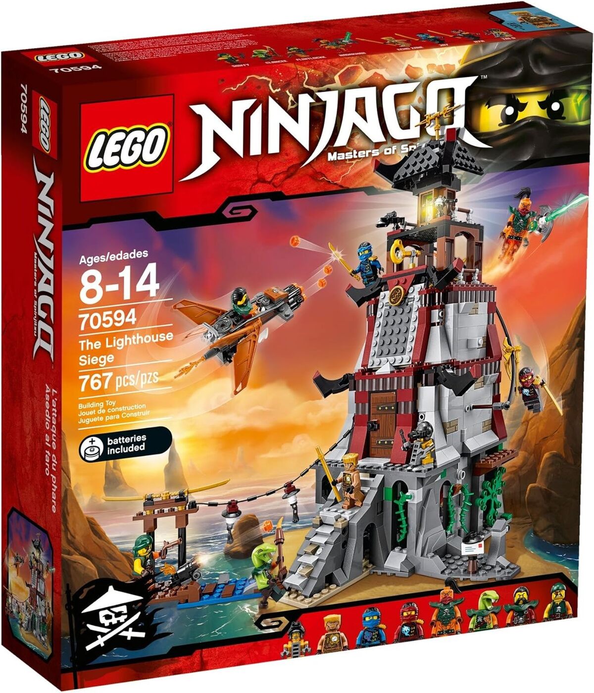 Test : lego 70594 et l'attaque du phare en détail