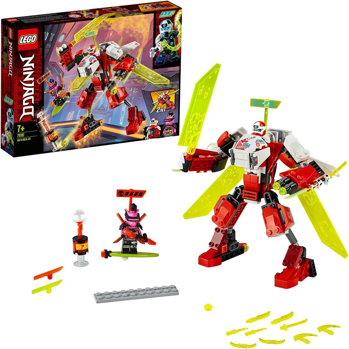 Test : lEGO 71707 Ninjago l'avion-robot de Kai
