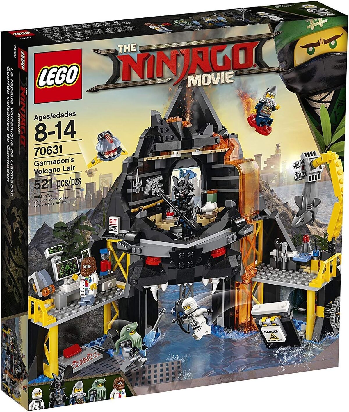 Test : lego Ninjago 70631, repaire volcanique de Garmadon