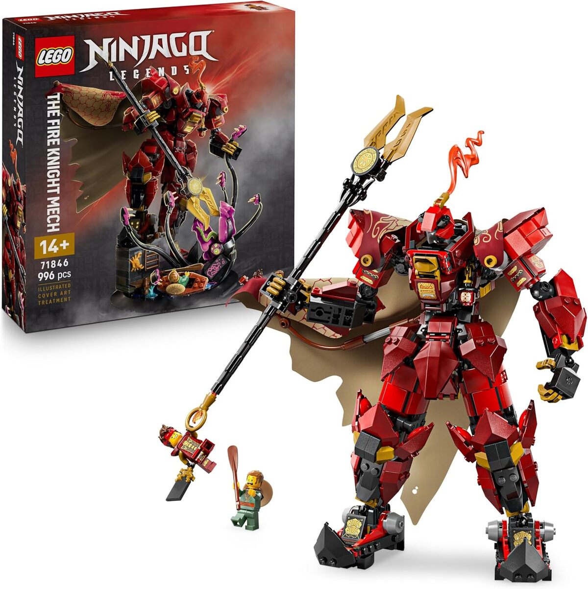 Test Lego Ninjago Robot Chevalier de Feu 71846