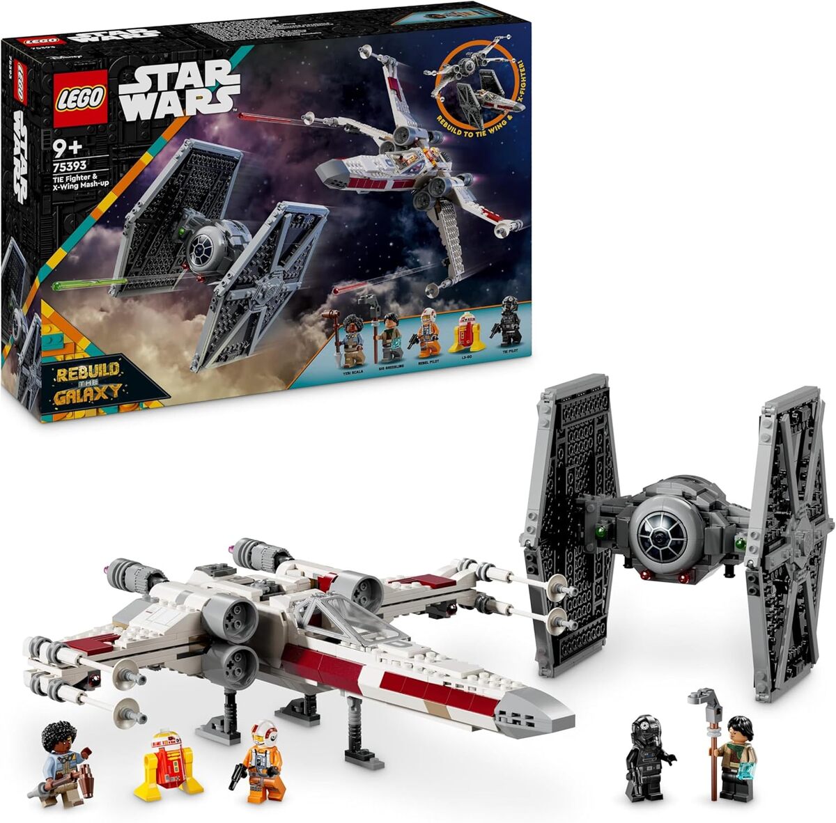 Test LEGO Star Wars 75393 : tIE Fighter et X-Wing à construire