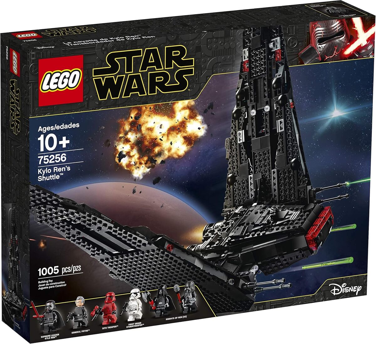 Test : navette LEGO 75256 de Kylo Ren, tireurs à ressort inclus
