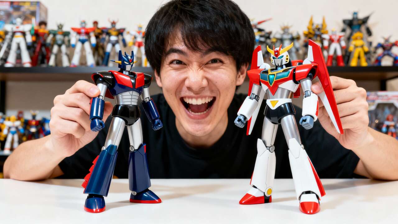 Test des figurines diecast Mazinger Z : aphrodai A vs Minerva X de Bandai