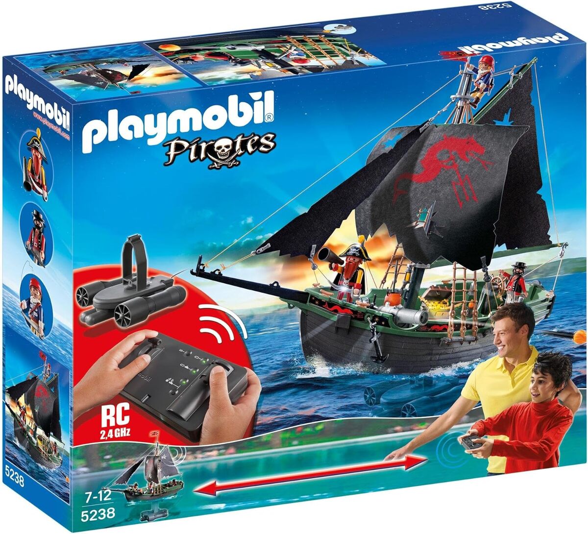 Test : bateau pirates Playmobil 5238 et son moteur submersible