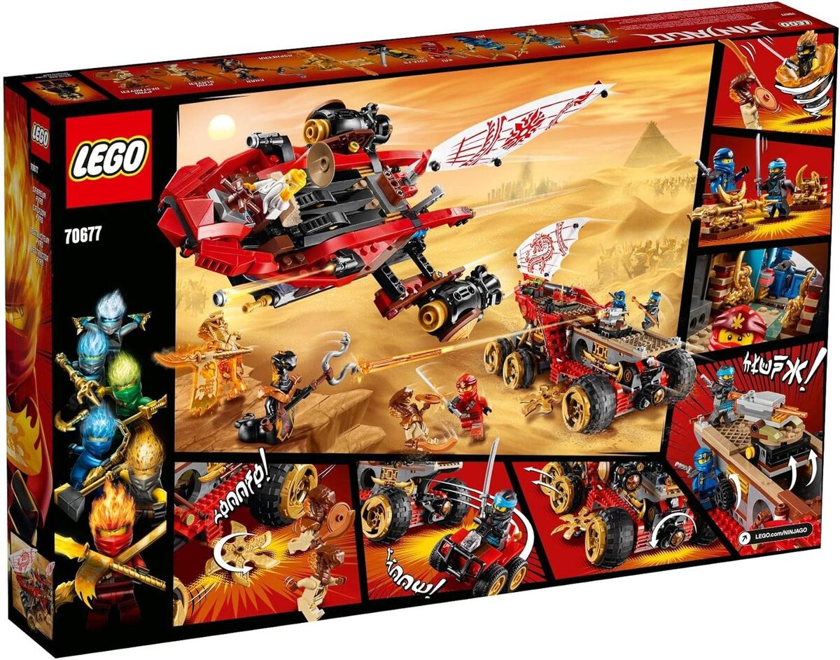 Test de LEGO-NINJAGO, le Q.G des ninjas : 1178 pièces à construire