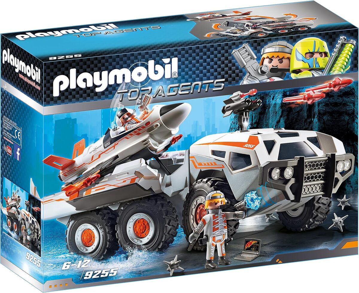 Test du camion et de la navette Spy Team Playmobil 9255